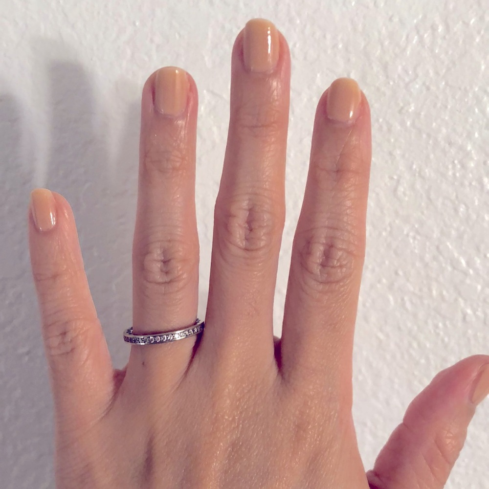Pandora ring size 5 pink